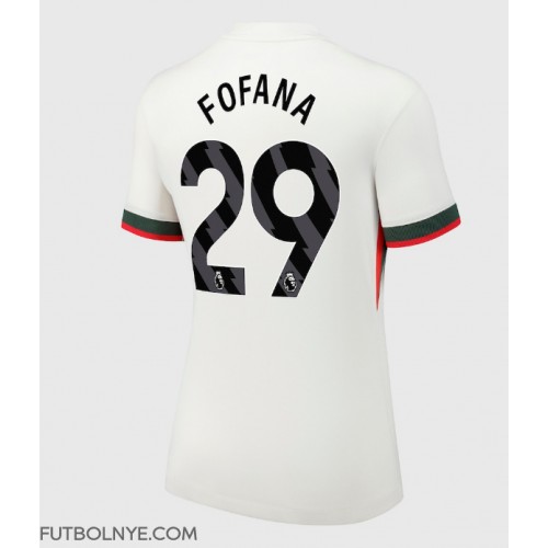 Camiseta Chelsea Wesley Fofana #29 Visitante Equipación para mujer 2025-26 manga corta